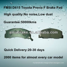 Toyota Previa disc Front brake pad D615